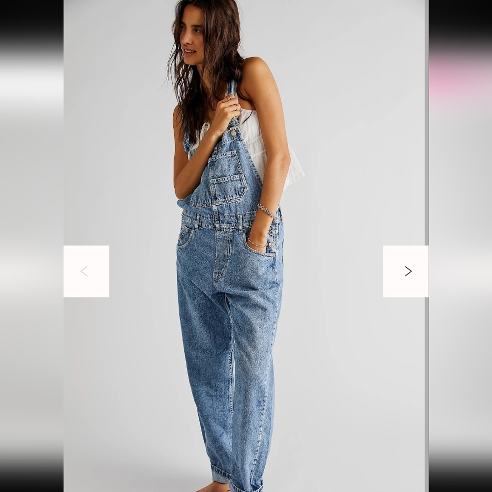 NWT We The Free Ziggy Denim Overalls Shop All We The Free Size XL - Picture 2 of 8